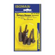 Eazypower Rotary Rasps, 1/4 in., 5 pcs. 30401