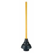 Korky Plunger, 6.25in., 21in., Rubber, Wood 93-8
