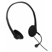 Clearsounds Telephone Headset, Binaural, Black CS-HD 500