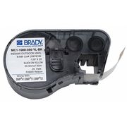 Brady Label Tape Cartridge, Black/Yellow, 1 in W MC1-1000-595-YL-BK