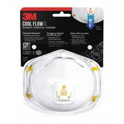 3M N95 Disposable Respirator w/ Valve, Universal, PK6 8511HA1-2C-PS