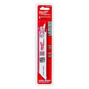 Milwaukee Tool 6 in 24 TPI SAWZALL Blades, 5 Pack 48-00-5186