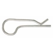 Zoro Select Cotter Pin, Hairpin, 0.162Dx3-7/16" L, PK10 3DYT7