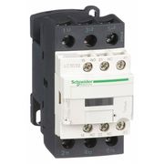 Schneider Electric IEC Magnetic Contactor, 3 Poles, 32 A Full Load Amps-Inductive, 24V AC, 50/60 Hz, 1NO/1NC LC1D32B7