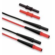 Fluke Test Leads, 59 In. L, Black/Red Fluke-TL221