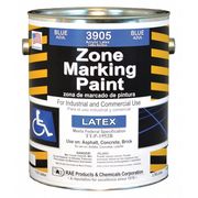 Rae Traffic Zone Marking Paint, 1 gal., Handicap Blue, Latex Acrylic -Based 3905-01