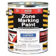 Rae Traffic Zone Marking Paint, 1 gal., Red, Latex Acrylic -Based 4909-01