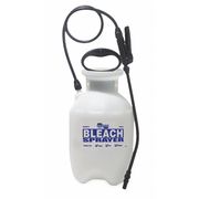 Chapin 1 gal. Bleach Sprayer, Polyethylene Tank, Cone Spray Pattern, 34" Hose Length, 60 psi Max Pressure 20075