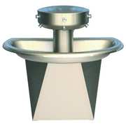 Bradley -, Semicircular, Shallow Bowl Wash Fountain S93-648