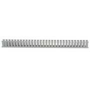 Panduit Wire Duct, Wide Slot, Gray, 1.26 W x 2 D G1X2LG6