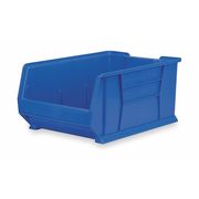 Akro-Mils 150 lb Storage Bin, Plastic, 16 1/2 in W, 11 in H, Blue, 23 7/8 in L 30288BLUE