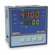 Tempco Temp Controller, Prog, 90-250V, Relay2A TEC56025