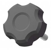 Innovative Components Fluted Knob with Screw, 1/4-20 Thread Size, 1.00"L, Steel GN4C1000F2---21