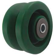 Zoro Select Caster Wheel, Polyurethane, 4 in., 300 lb. 3G307
