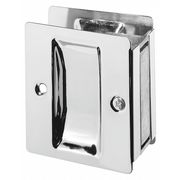 Rockwood Pocket Door Pull Handle, Satin Chrome, Clips/Fasteners 890.26D