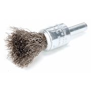 Weiler Crimped Wire End Wire Brush, Stainlesss Steel 96103