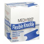 Medi-First Metal Detectable Knuckle Bandages, PK50 65250