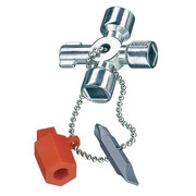 Knipex Control Cabinet Key, 2 53/64 In L 00 11 02