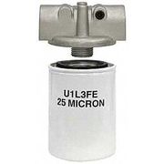 Zoro Select Hydraulic Spin-On Filter, 25 micron, Cellulose 3KML9