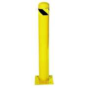 Zoro Select 4-1/2 in. Diameter, 42 in. Height Safety Bollard in Yellow 1GUD6