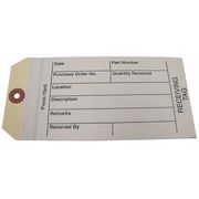 Badger Tag & Label Two-Part Receiving Tag, PK100 28003PS2