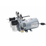 Gast Vacuum Pump, Rotary Vane, 1/4 HP, 26 In HG 0523-V4-G588NDX