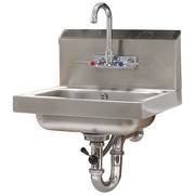 Advance Tabco Hand Sink, Wall, 17-1/4 In. L, 15-1/4 In. W 7-PS-50