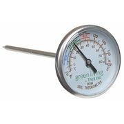 Taylor Bimetal Thermom, 2 In Dial, 20 to 180F 5976-35