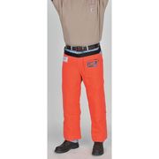 Delta Plus Chainsaw Chaps, Orange, Nylon, 39 in Length WELJE90239