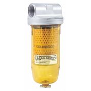 Goldenrod Fuel Filter, Spin-On, 4 5/16 x 9 1/2 In 495