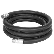 Fill-Rite Hose with Static Wire, 1 in x 20 ft, Neoprene, Brass 1 in MNPT x Brass 1 in MNPT FRH10020