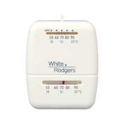 White-Rodgers Mechanical Cool Only Thermostat, 0 H 1 C, Hardwired, 24VAC 1C21-101