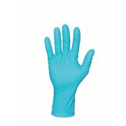 Ansell Microflex Disposable Nitrile Gloves, Exam Grade, Fully Textured, Powder-Free, L, Green, 50 Pack N893