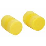3M Disposable Uncorded Ear Plug Dispenser Refill, Cylinder Shape, 29 dB, 500 Pairs, Yellow 391-1001