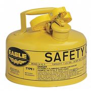 Eagle Mfg 1 gal Yellow Galvanized Steel Type I Safety Can Diesel UI10SY