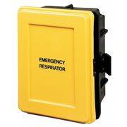 Allegro Industries Respirator Wall Case, Black/Yellow 4500