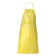 Kleenguard ChemSpry Protect Apron BoundSeam Neck Ties Unvi YEL 100/Cs 97790