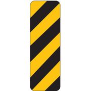 Lyle Clearance Marker Traffic Sign, 12 in H, 6 in W, Aluminum, Vertical Rectangle, No Text, OM-3R-6HA OM-3R-6HA