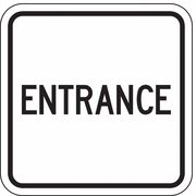 Lyle Entrance Parking Sign, 18 in Height, 18 in Width, Aluminum, Square, English LR7-64B-18HA