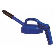 Oil Safe Stretch Spout Lid, w/0.5 In Outlet, Blue 100302