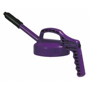 Oil Safe Stretch Spout Lid, w/0.5 In Outlet, Purple 100307