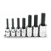 Proto 1/2" Drive Hex Bit Set, SAE, 7 pcs J5441-7