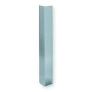 Rockwood Corner Guard, Stainless Steel, Square, 1-1/2"W X 48"H HD290.32D 304 1.5"x1.5"x48