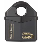 Abus Padlock, Keyed Different, Standard Shackle, Square Hardened Steel Body, Hardened Steel Shackle 37/80 KD