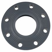 Zoro Select PVC Flange, Socket, 4 in Pipe Size 851-040