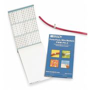 Brady Wire Marker Book, Preprintd, Self-Adhesiv, PWM-PK-1 PWM-PK-1