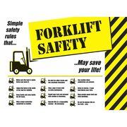 Accuform Safety Poster, 18 x 24In, FLEX PLSTC, ENG SP124476L