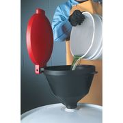 Ultratech Drum Funnel with Lid, 13 3/8, with Spout 651