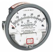 Dwyer Instruments Dwyer Magnehelic Pressure Gauge, 0 to 2" WC 2002AV