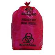 Zoro Select Biohazard Bag, Red, 5 gal., PK200 3UAF4